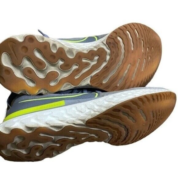 Nike React sneakers mens Infinity Run Particle Grey Volt   in size 12 - Picture 9 of 10